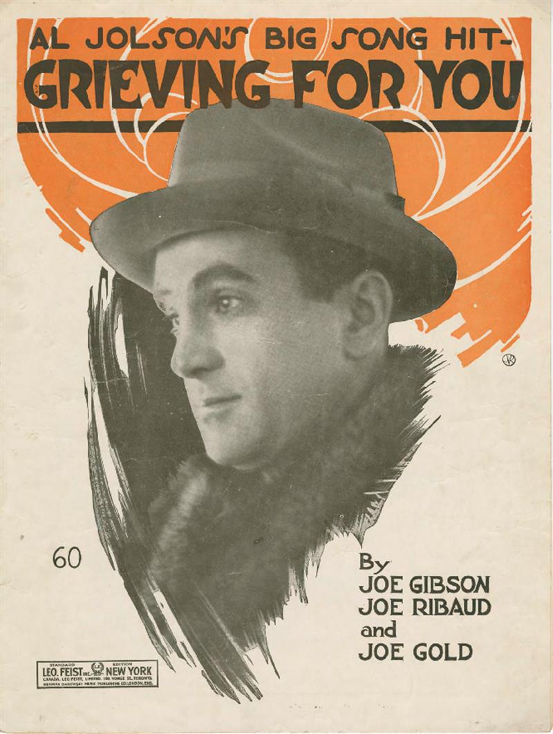 Grieving For You - Al Jolson