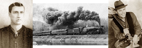 Casey Jones, the CNJ Railfan Special on the Wharton and Northern Railroad, and folklorist David Holt.