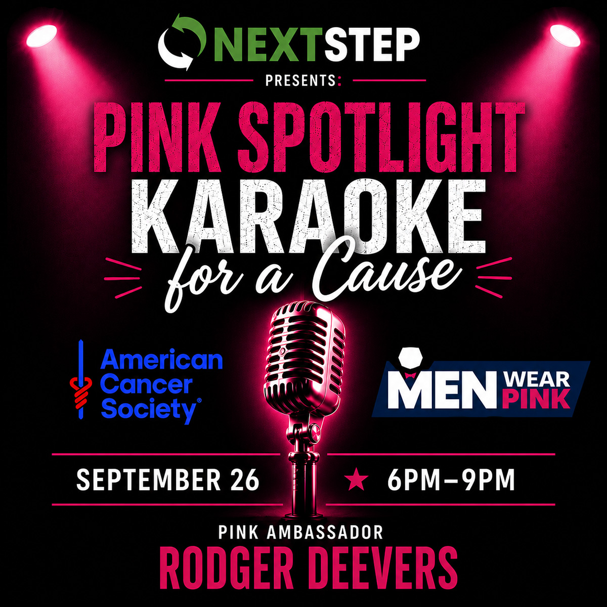 Pink Spotlight Karaoke for a Cause